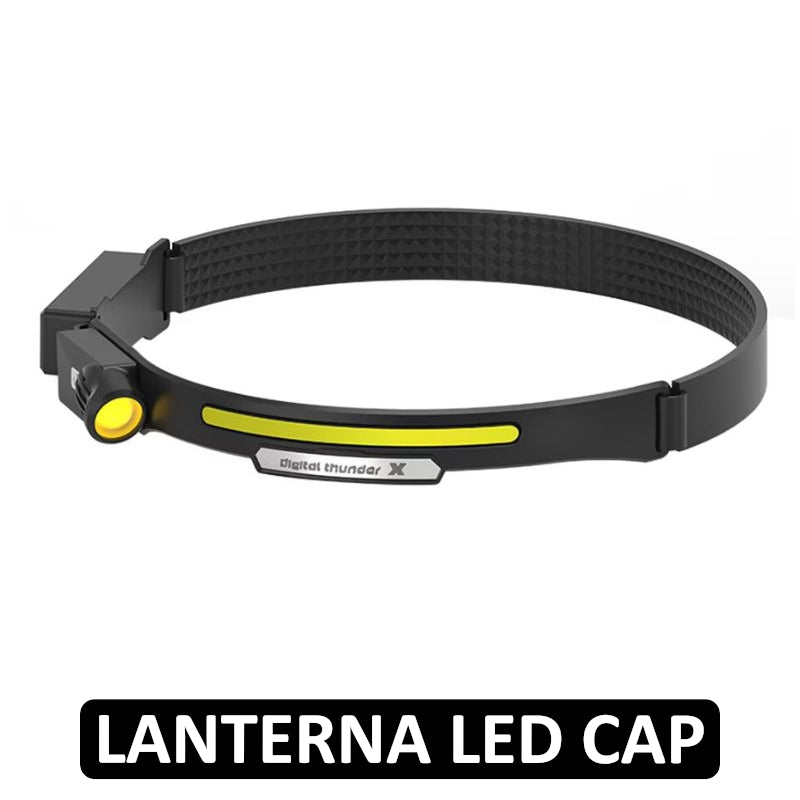 Lanterna Profesionala LED de Cap | 400 Lumeni | Rezistenta la Apa | 4 Moduri