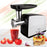 Masina de Tocat Carne si Rosii Heinner - 2100W, 1.8 kg, 3 site , accesorii rosii, carnati si kibbe, MG-2100BKWH