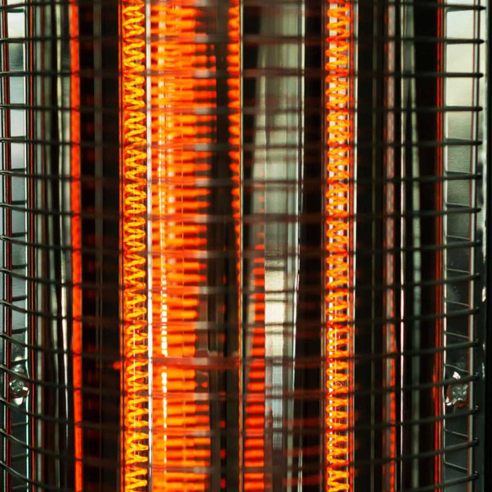 Radiator Hausberg Electric - Aeroterma cu Fibra de Carbon, 450W/900W, Functie de Rotatie, Aeroterma- HB8750GR